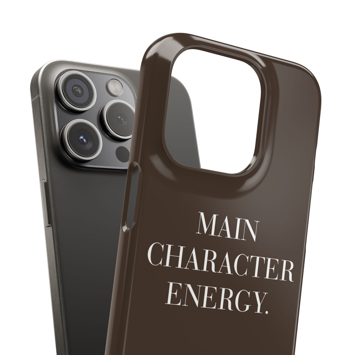 Main Character Energy Phone Case — Slim Snap Case - UNFLTRD