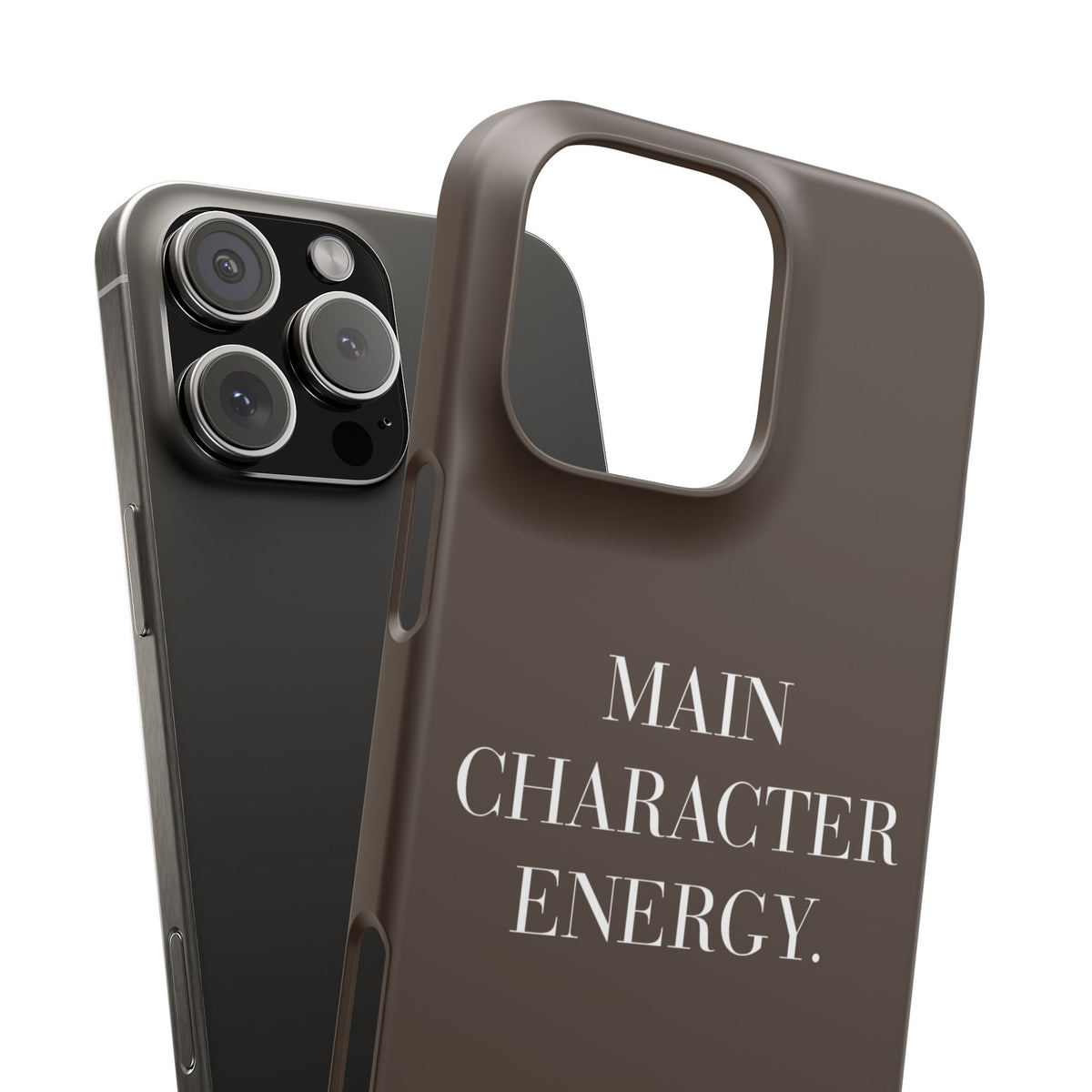 Main Character Energy Phone Case — Slim Snap Case - UNFLTRD